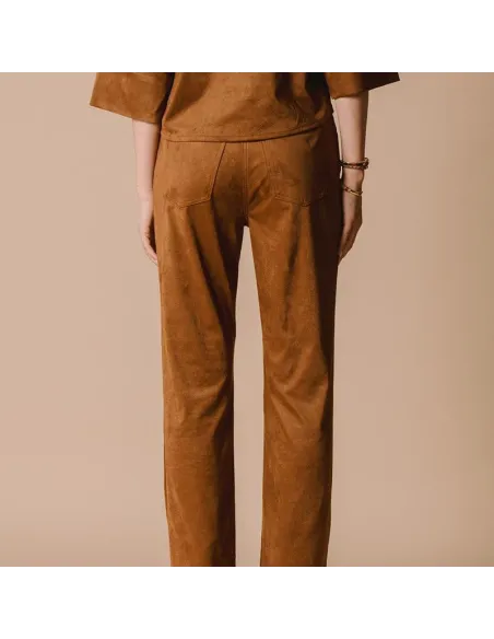 PANTALON PERLINE, Brun