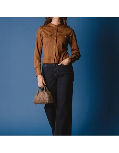 CHEMISE PINA, Brun