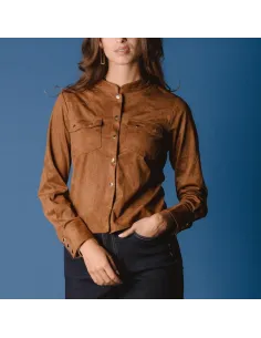 CHEMISE PINA, Brun 2