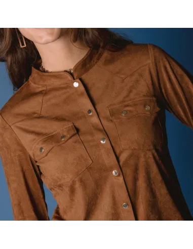 CHEMISE PINA, Brun