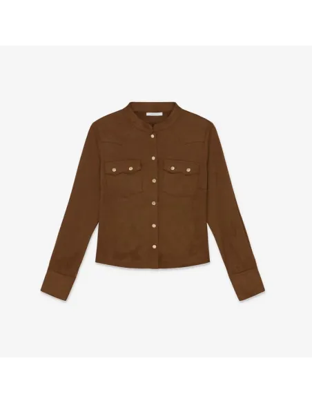 CHEMISE PINA, Brun