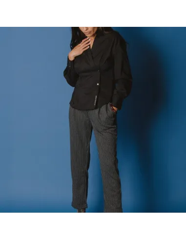 PANTALON CASSENDRA, Rayures brillantes