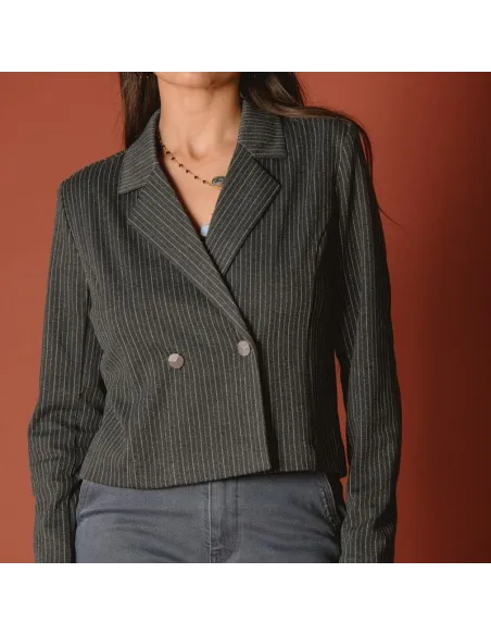 VESTE MALYCIA, Rayures brillantes