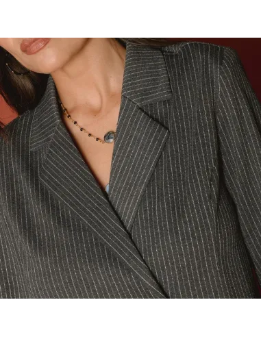 VESTE MALYCIA, Rayures brillantes