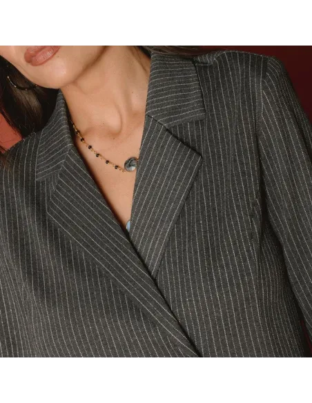 VESTE MALYCIA, Rayures brillantes