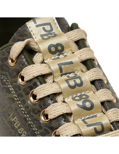 BASKETS MANON, Kaki leopard