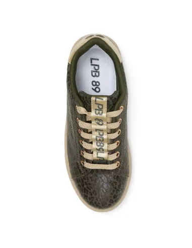 BASKETS MANON, Kaki leopard