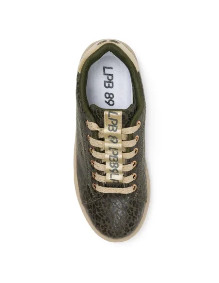 BASKETS MANON, Kaki leopard