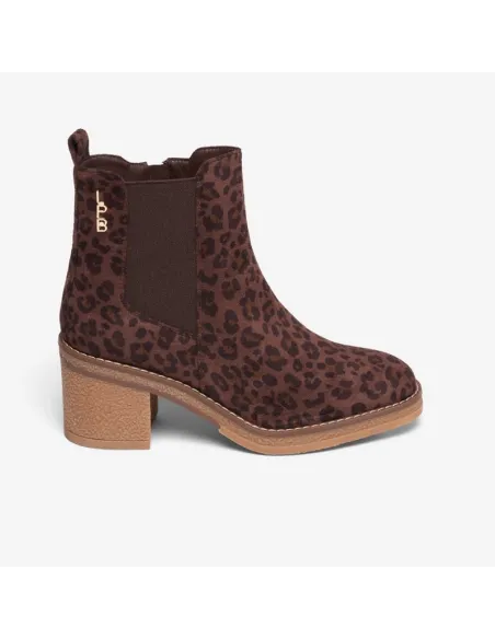 BOTTINES MAENA, Choco leopard