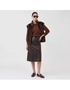 VESTE ISALYS, Brown