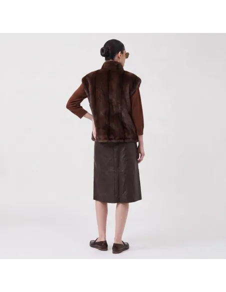 VESTE ISALYS, Brown