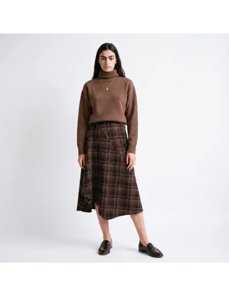 JUPE CLELINE, Brown