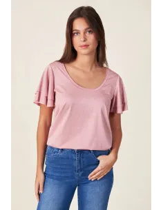 Tee-shirt FETTA, Rose 2