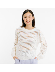 Pull SILVANA, blanc