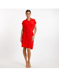 Robe VALERIANE, Rouge
