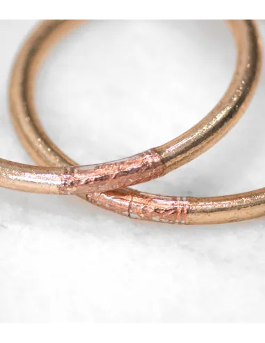 Bracelet bouddhiste véritable, simple, rosé