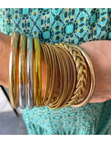 Bracelet bouddhiste véritable, simple, rosé