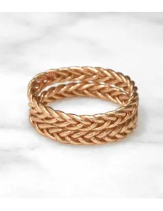 Bracelet bouddhiste véritable, tressé, rosé 2