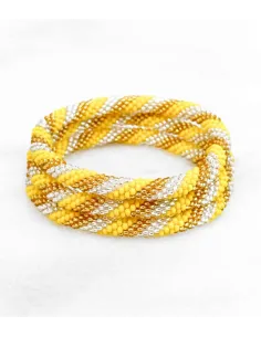 Bracelet Népalais, jaune
